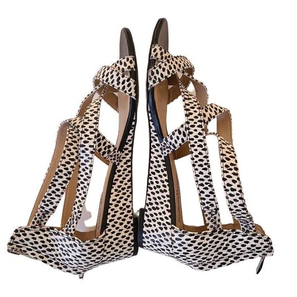 Neiman Marcus Strappy Wedge Sandal Size 6.5 - Picture 6 of 13